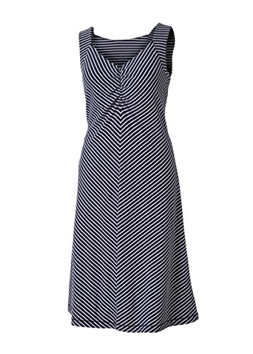 Royal Robbins Women's Active Essential Stripe Dress, X-Small, Navy