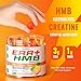 EAA Gummies for Men Women, 120 Ct Essential Aminos Acids (EAA)Supplements and All Branched-Chain Aminos (BCAAs)with HMB,Creatine Monohydrate,Electrolytes for Muscle Relief & Growth,Orange-Lemon