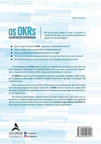 Os OKRs e as métricas exponenciais: e as métricas exponenciais a gestão ágil da estratégia na era digital Os OKRs e as métricas exponenciais: e as métricas exponenciais a gestão ágil da estratégia na era digital - Imagem 2