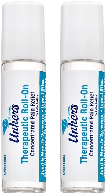 - Therapeutic 0.25 oz. Roll-on 2-Pack.Convenient Travel Size., Clear