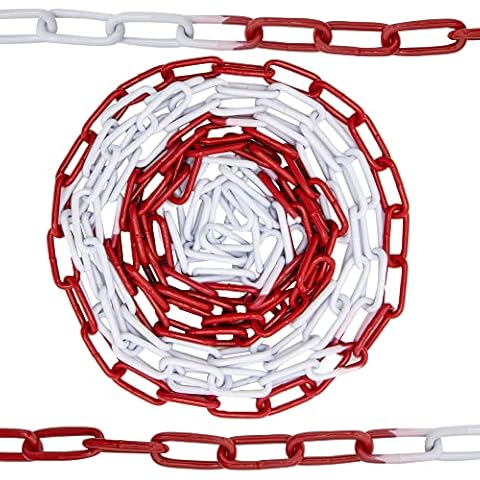 HAFIX Cadena de Barrera de Dos Colores Rojo-Blanco Cover