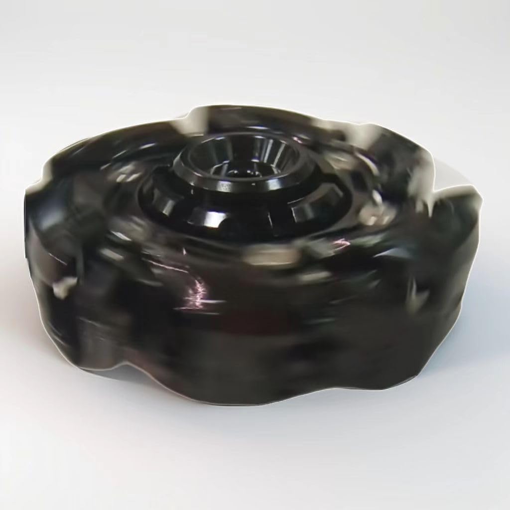 EDC Fidget Spinner for Adults - Auto-Open Armor Design, CNC Zinc Alloy & Aluminum Gyro Toy, Pocket Stress Relief Gift (Black)