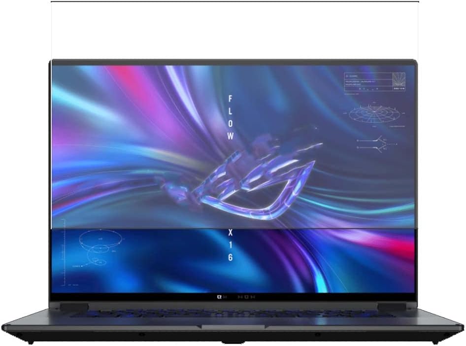 Tempered Glass Screen Protector Film, compatible with ASUS ROG Flow X16 GV601 GV601RW GV601RM 16" Laptop (Active Area Cover Only) Protective Protectors Guard