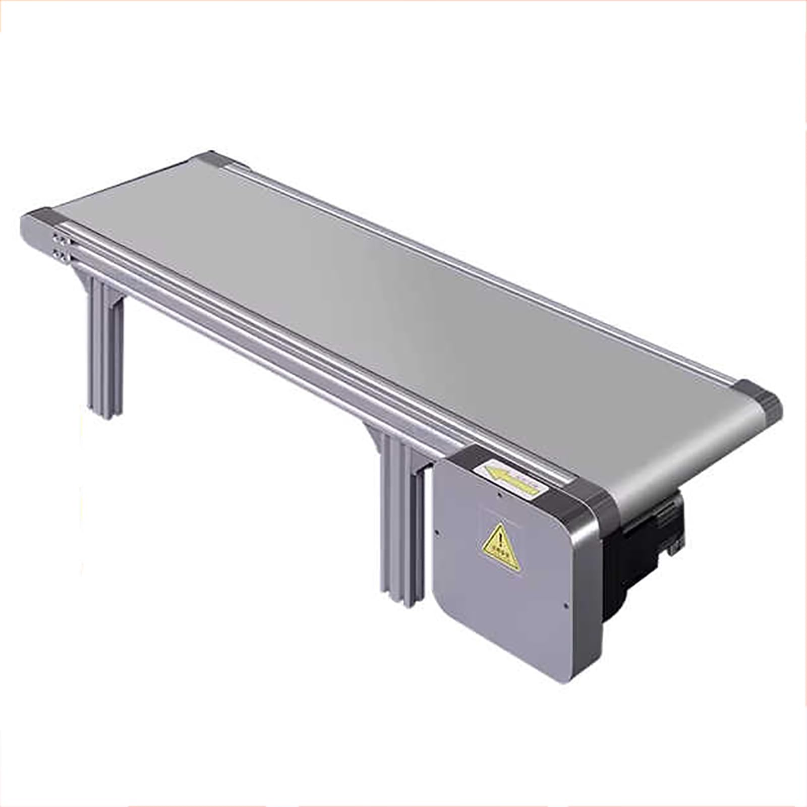 AYCDL Aluminum Food Conveyor Belt, Silent Motor, Stepless Speed Control, Modular Design for Easy Maintenance, Desktop Transmission System, Efficient Food Processing S,W5cm