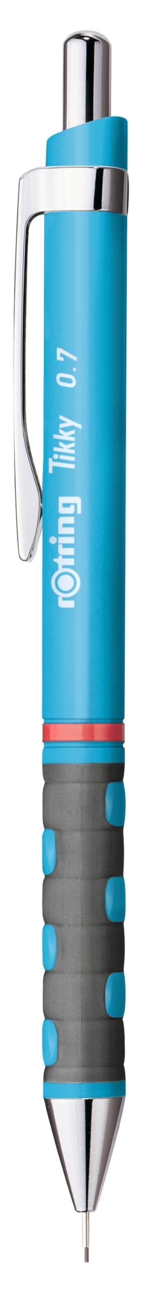 rOtring Tikky Mechanical Pencils - 0.7mm - HB - Light Blue & Purple Barrels - Pack of 6, Light Blue - Purple, 1 count (Pack of 6) - Image 2