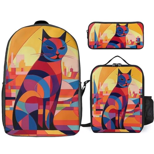 Sac à dos 3 pièces léger pour transporter sereinement repas et fournitures