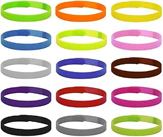 LUTER 15 Colors 20x1cm Puppy Collars, Soft Adjustable Whelping Collars for Puppy ID Collars for Newborn Dog Kittens for Pet