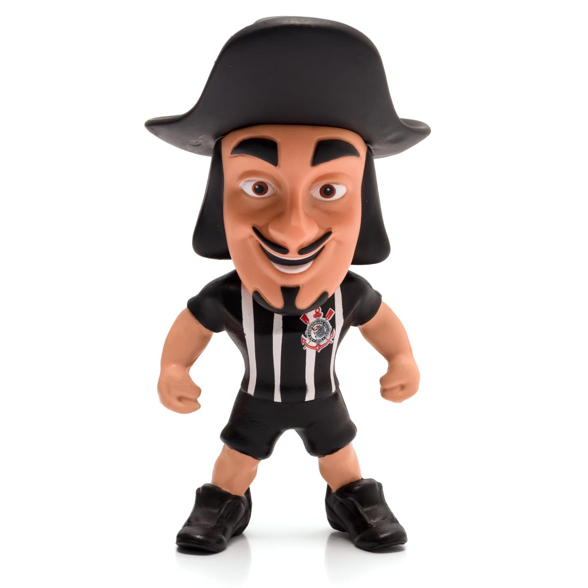 Boneco Mascote de Futebol Mosqueteiro Corinthians (Camisa 2