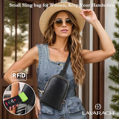 Small Sling Bag for Women, RFID Fanny Packs, Vegan Leather Crossbody Bags, Crossbody Purse Gift for Women4