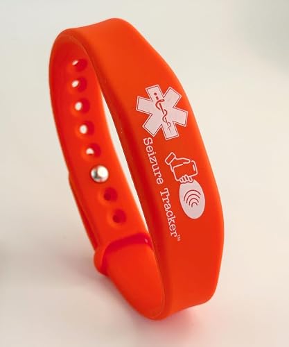 Seizure Tracker Quick Access NFC Wristband (Blaze Orange)