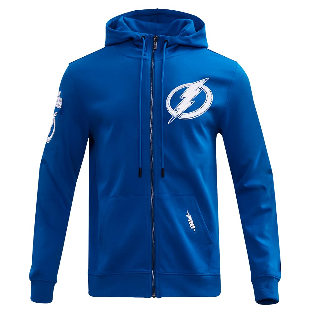 Pro Standard Mens NHL Classic Chenille Full Zip Hoodie