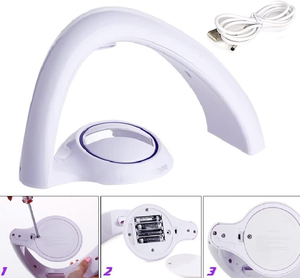 Rainbow Led Lights - USB Power Supply Rainbow Projector Signs Wall Decor, Rainbow Night Light for Girls Room Kids Gifts