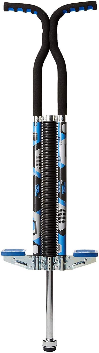 Think Gizmos Pogo Stick for Kids age 11 12 13 And Up (80lbs to 160lbs) - Pogo Stick for Teens & Light Adults - Quality Solid Construction Pogo for Boys & Girls (Blue)