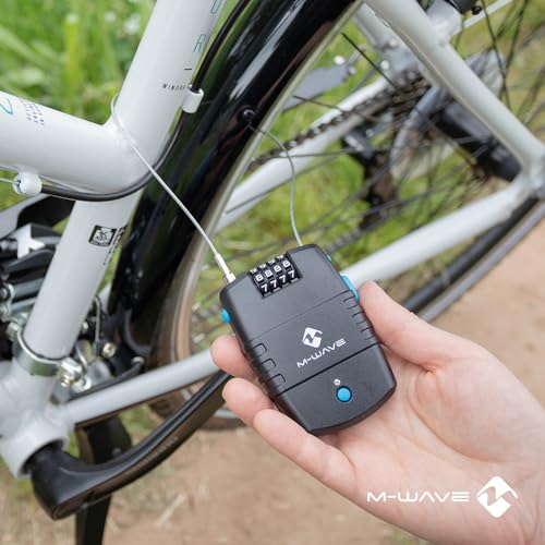 Câble antivol vélo - Rouge / Zwart - Plastique / Métal - 12 mm xh 65 cm