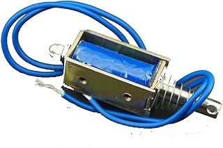 Tool Parts 5N DC 12V 300mA solenoid electromagnet push and pull dc Miniture electromagnet Spring Loaded Push-Pull Open Frame Solenoid Elect