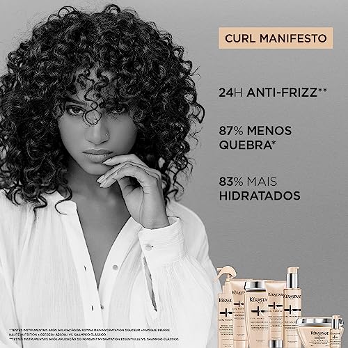 Kérastase Kit Curl Manifesto Discovery Set Curl Enhancer, Cabelos cacheados ou crespos, Definição de