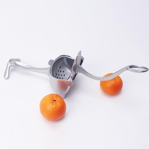 Miniatura 6 de Exprimidor manual de gran tamaño  Exprimidor manual de frutas de aleación de aluminio resistente, prensa de cítricos grande para naranja, limón,