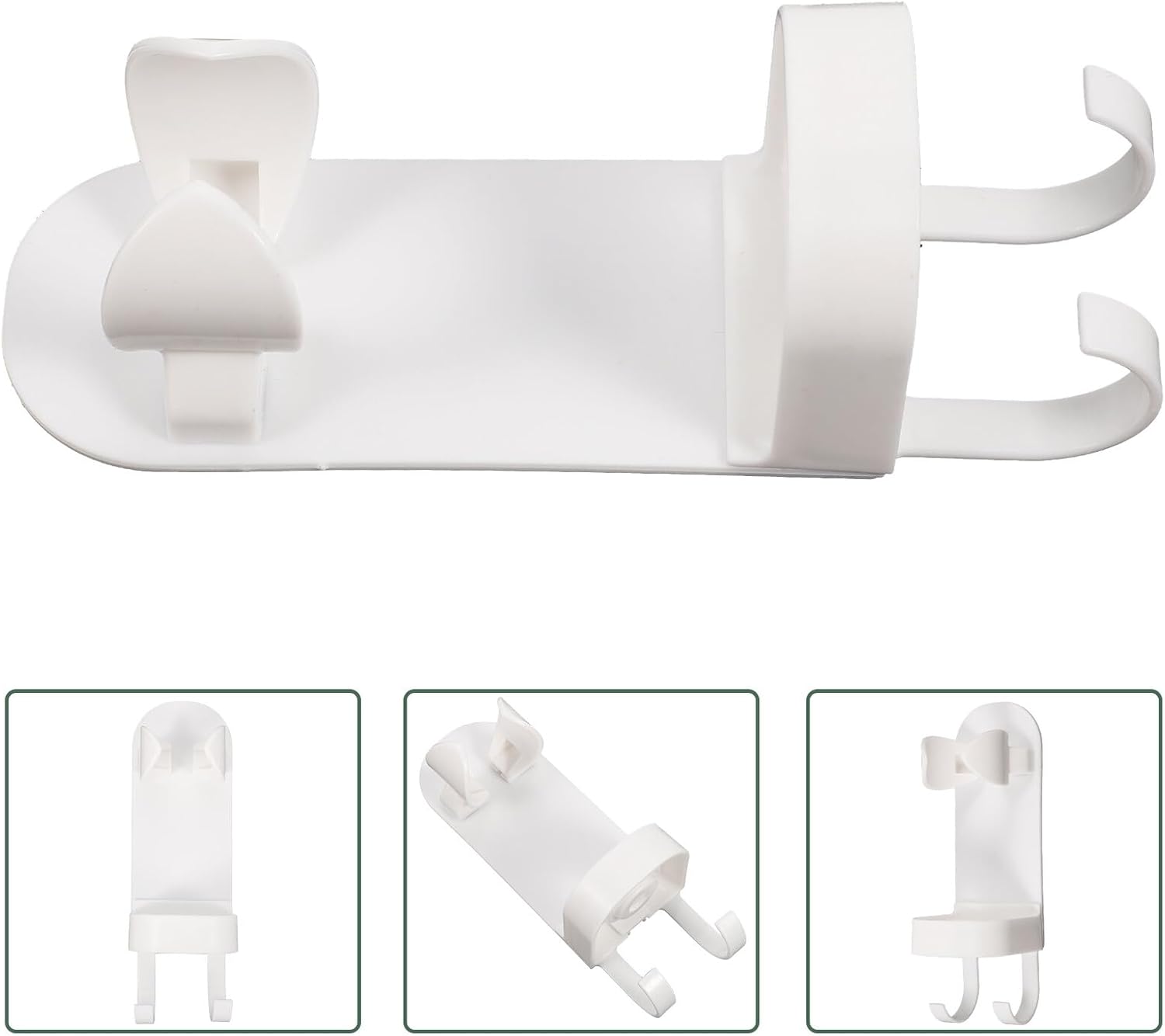 5pcs Electric Toothbrush Holder Organizer with Drain Hole Wall Mounted image 4