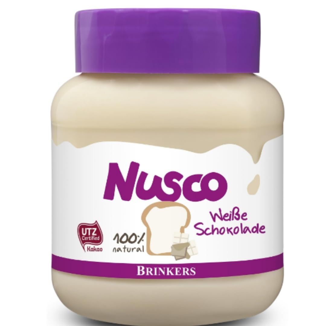 Nusco Creme mit weißer Schokolade 400 gramm x 12 STÜCK