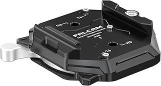 FALCAM F50 Square Quick Release Base Mount, Camera Mounting Adapter QR System, Aluminum Camera Accessory for Filmmaker & Photographer, Compatible with Manfrotto 501 Size QR Plate (Base Mount Only)