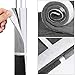 MRKG Refrigerator Door Handle Covers, Set of 6, Keep Your Kitchen Appliance Clean from Smudges, Drips, Food Stains, Oil. Washable Without Fading or Cracking. (Black&Grey)