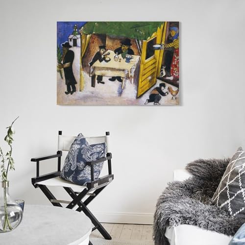 Poster Marc Chagall La Fête des Tabernacles impression d'art murale 40x60 cm