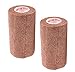 Vet Tape Wrap, Self Adherent Rap Tape, Adhering Stick Bandage, Self Grip Roll (2, 3, or 4 Inches Wide) x 15' Feet - Assorted Colors, Single Roll