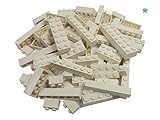 LEGO - 100 Steine in verschiedenen Größen - Seltene Steine enthalten! - Neuware (Weiß)