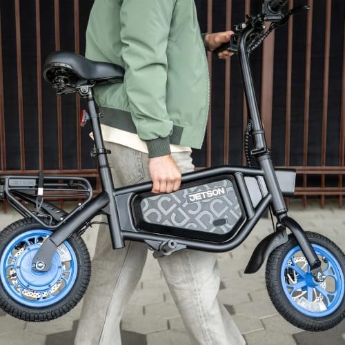 Jetson Bolt Electric Bike, Foot Pegs, Easy-Folding, Built-in Carrying Handle, Twist Throttle, Cruise Control, Up to 15.5 MPH, Range Up to 15 Miles, Ages 13+ image 17
