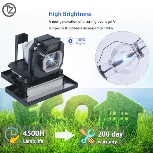 Image of OEM ET-LAE4000 Replacement Projector Lamp Bulb for Panasonic PT-AE400 PT-AE4000 PT-AE4000U PT-AE4000E Projector Lamp with Housing