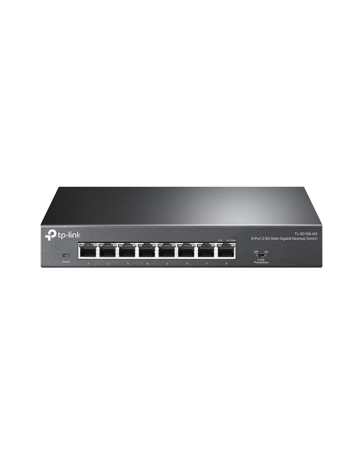 TP-Link TL-SG108-M2 | Commutateur réseau Non géré Multi-gigabit à 8 Ports, répartiteur Ethernet | Bande passante 2,5 G | Plug & Play | Ordinateur de Bureau/Montage Mural | Conception métallique sans