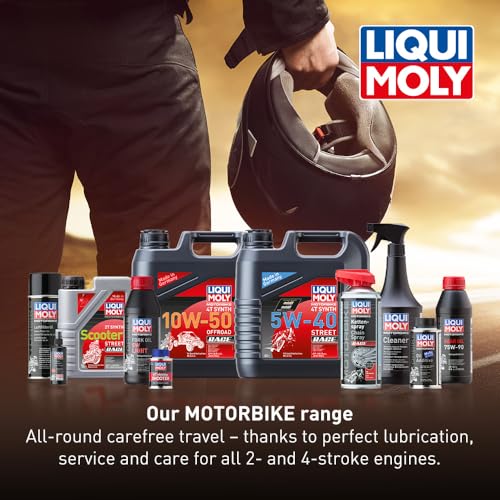 LIQUI MOLY Motorbike 4T 15W-50 Street | 4 L | Motorrad Synthesetechnologie Motoröl | Art.-Nr.: 1689
