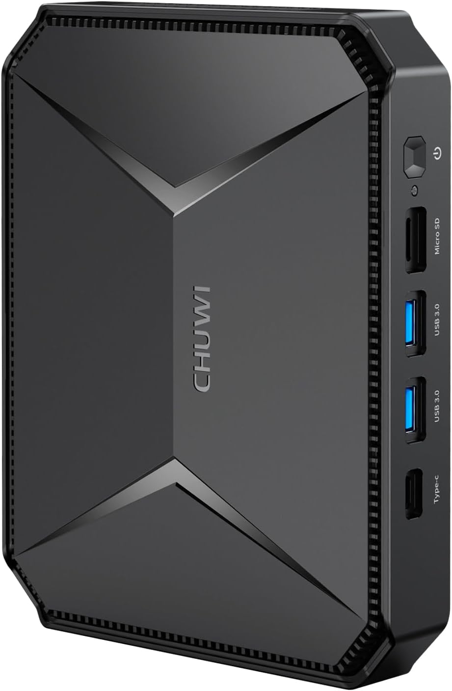 CHUWI Mini PC HeroBox, Intel N100(Up to 3.4GHz,TDP 13W), 8GB LPDDR5 256GB M.2 SSD, Windows 11 Mini Computer, 4K Dual Display/WiFi 6 /BT5.2 /RJ45 Ethernet/VESA/USB 3.0/VGA/HDMI/Up to 2TB SSD