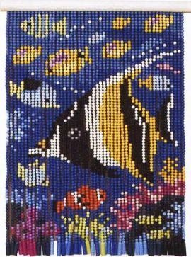 Kit perlé de poissons tropicaux C82 pour loisirs créatifs de perles