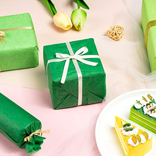 Whaline Assorted Green Tissue Paper 120 Sheet Gift Wrapping Paper 15 X 20 Inch Gift Wrap Tissue Paper Art Paper Crafts For Diy Gift Wrapping Birthday Easter Wedding Holiday Paper Flower, 3 Colors #TOP6
