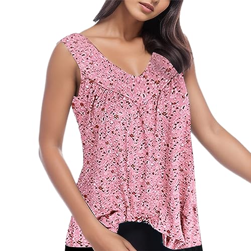 Tunique vintage sans manches pour femme sous forme de haut court élégant