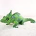 Dongart Ornamenti Simulazione Lucertola Camaleonte Forma Peluche Animali Cuscino Giocattolo Regalo Decorazione della casa (Verde 75Cm)