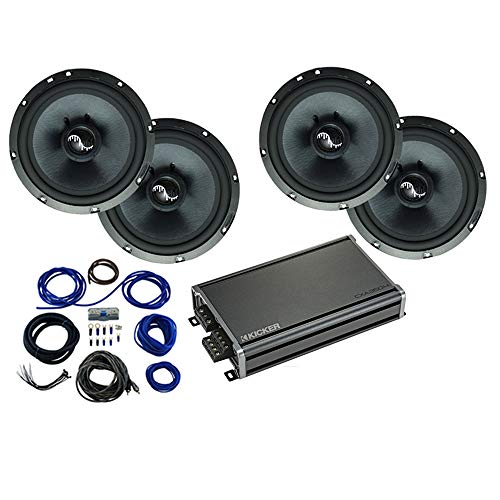 Harmony Audio Compatible with Chevrolet Bolt EV 2017-2019 Premium Speaker Replacement Package Bundle C65 CXA360.4