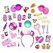 Disney Junior Minnie Mouse Bow-Tique Bowtastic Kitchen Accessory Set, Over Fifty Piece Play Food and Utensils, Frustration Free Packaging