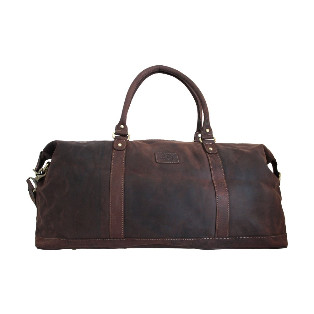 Shalimar Kilmore Reisetasche aus geöltem Leder im Vintage-Stil, 65 x 23 x 29 cm