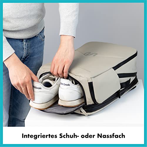 onemate Rucksack Backpack Pro (Herren und Damen) Vielseitig und Durchdacht aus Recycelten Plastikflaschen 22L...