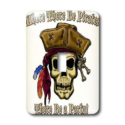 Tête de mort de pirate interrupteur à bascule graphique haute définition
