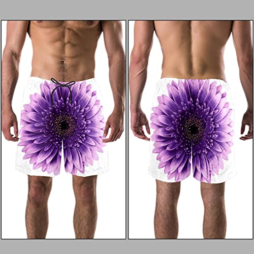 Maillots de bain pour hommes à séchage rapide short de plage violet - 3
