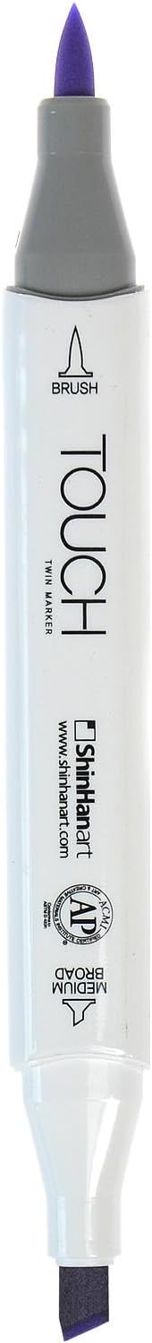 ShinHan Touch Twin Brush Markers Pale Blue PB77 [Pack of 3 ]