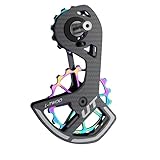 L-Twoo カーボンビッグプーリーDura-ace / Ultegra 用 セラミックベアリング付き RD-R9100 R9150 R9170 / R8000 R8050 R8070 プーリーセット カーボンファイバーベアリング付きギアセット リアホイールガイドホイール (R8000 / R9100)