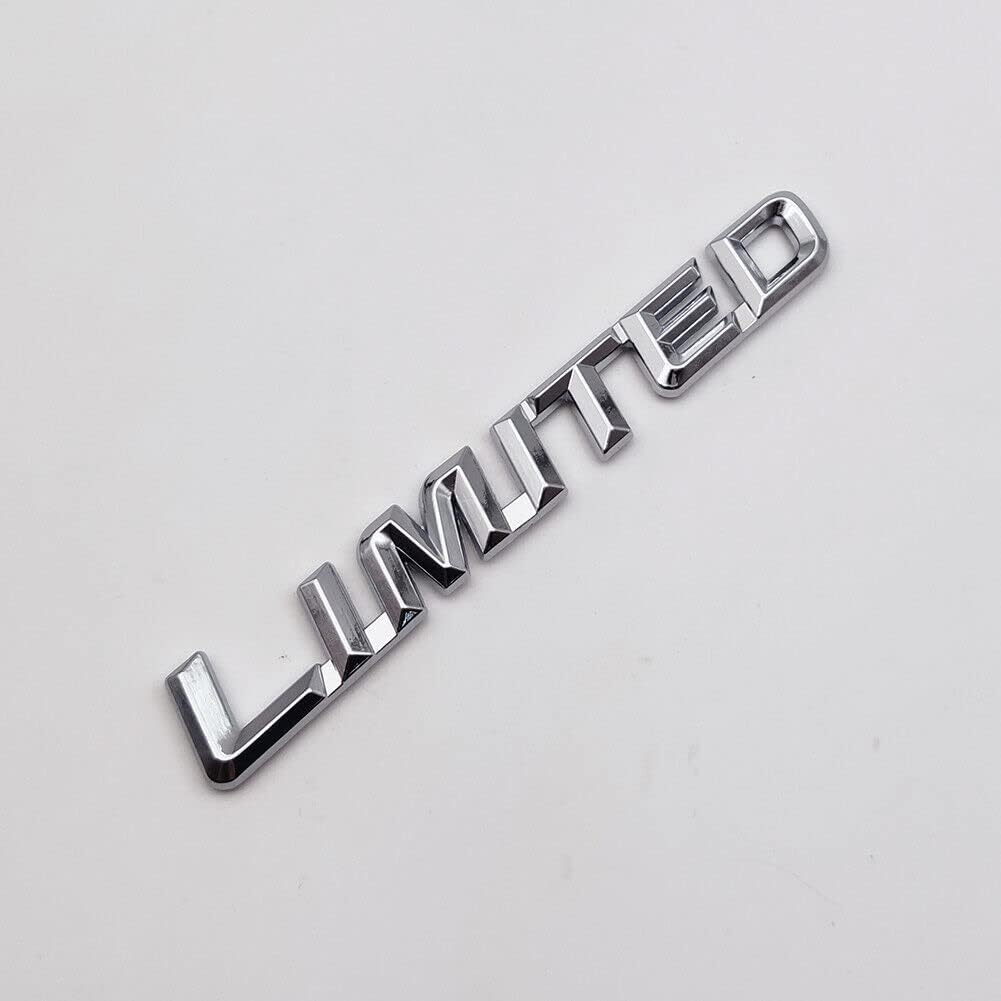 Chrome Metal Limited Edition Luxury Sport Car Emblem Badge Trunk Decal Sticker (1PC)
