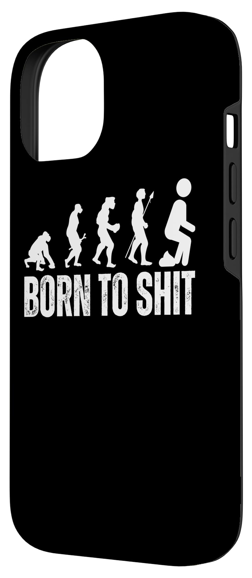 Born To Shit Forced To Wipe - Born 2 Shit Forced 2 Wipe Case for iPhone 14 - Image 2