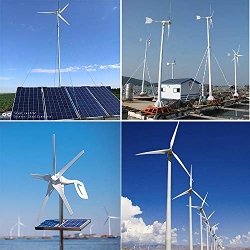 1600W WindSolar Generator Kit Come with 400W Wind Turbine and 12PCS 100W Flexible Solar Panels