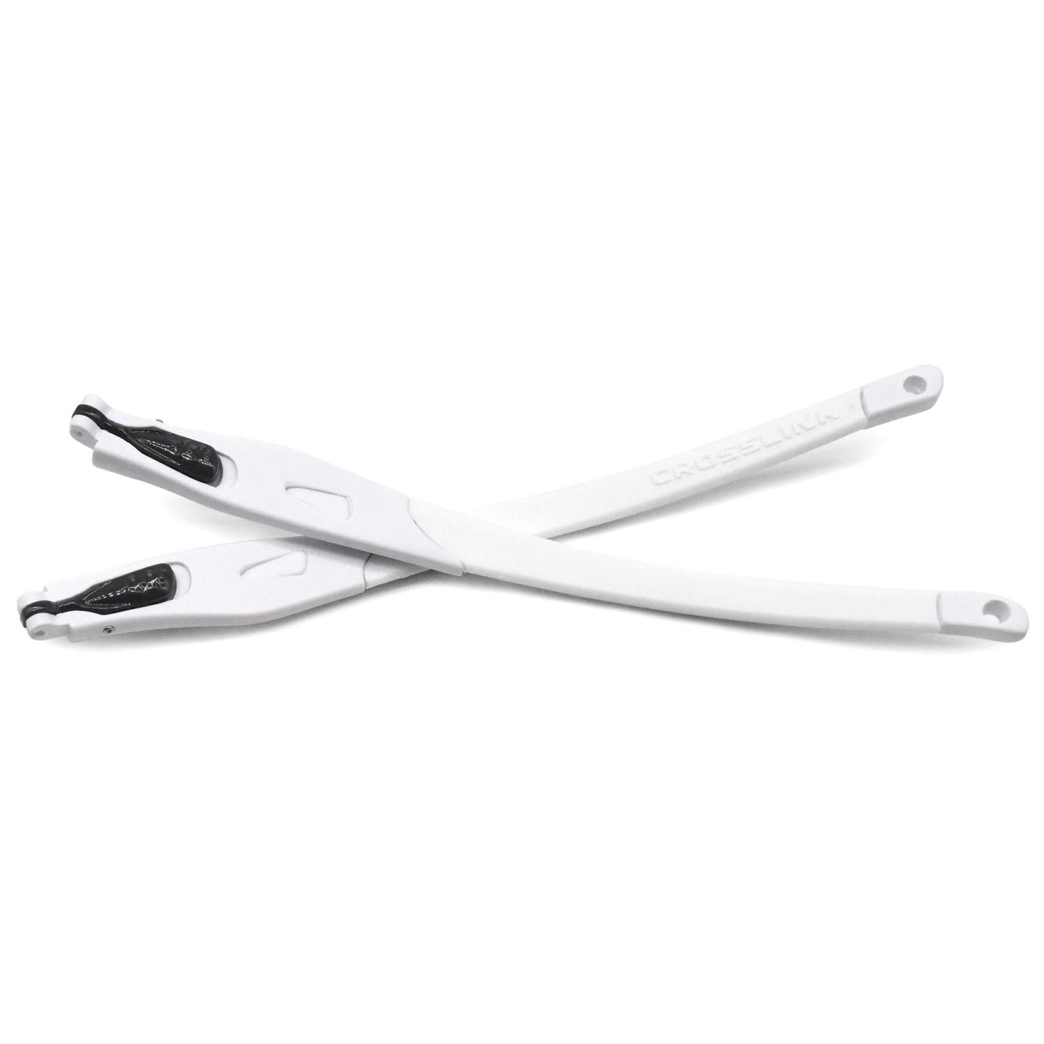 HKUCO White Rubber Replacement White Frame Legs For Oakley Crosslink Frame