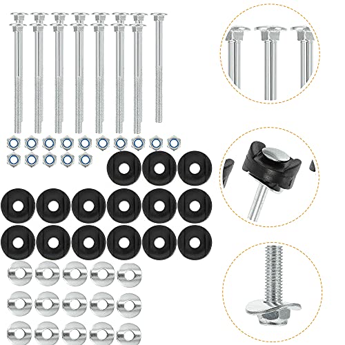 Joinsi 15 Pack Trampoline Screws Steel Trampoline Accessories Replacement Screw Parts Jump Stability Tool #TOP1